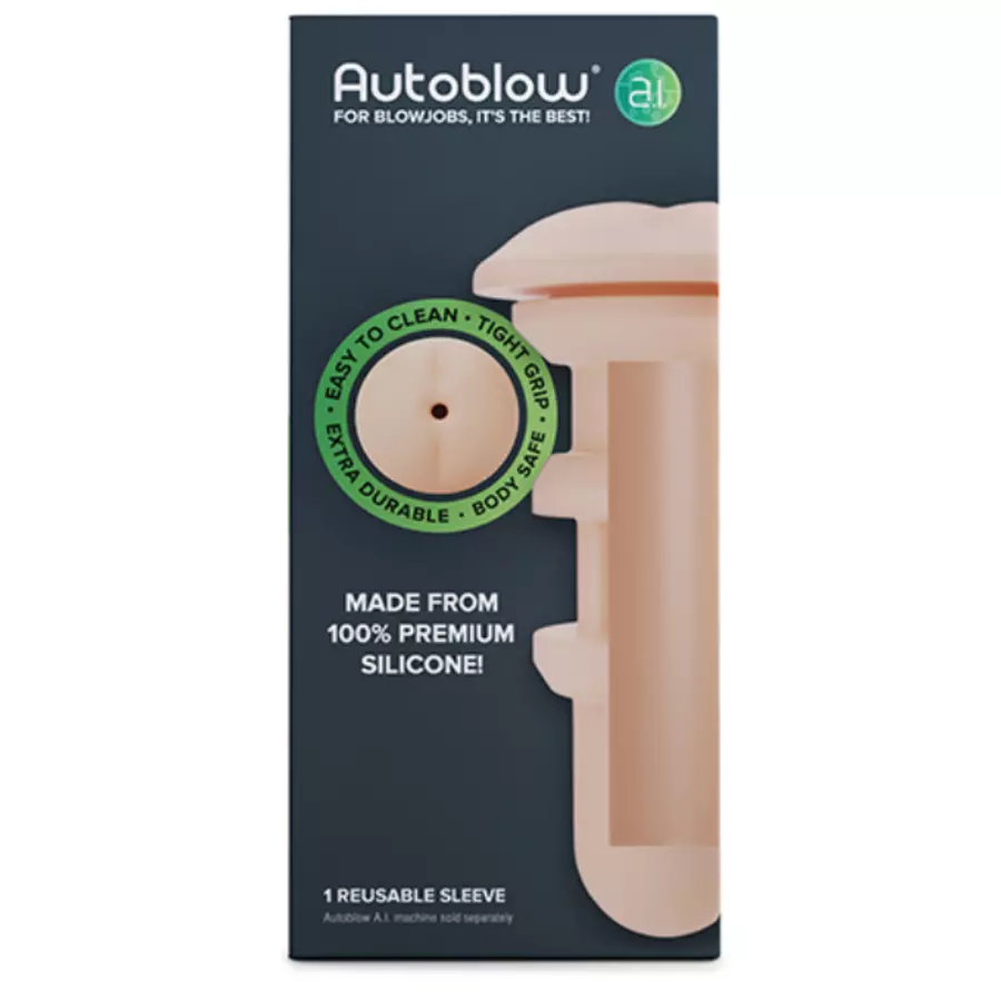 Autoblow - A.I. Machine Siliconen Sleeve Anus Licht Mannen Speeltjes